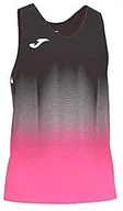 Koszulki sportowe męskie - Joma Koszulka do biegania dla chłopców Elite Vii bez rękawów. czarny czarny/różowy XS 101522.118 - miniaturka - grafika 1