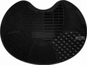 Pozostałe akcesoria kosmetyczne - Sigma SPA EXPRESS BRUSH CLEANING MAT - Mata do czyszczenia pędzli - MAŁA - BLACK - miniaturka - grafika 1