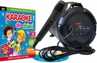 Instrumenty muzyczne dla dzieci - Zestaw Karaoke DVD Duży Głośnik Bt Mikrofon - miniaturka - grafika 1