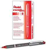 Długopisy - Pentel bl30 EnerGel Plus Liquid Gel Ink Roller, 0.5 MM,  szt. Pack, czerwony BL30-B - miniaturka - grafika 1