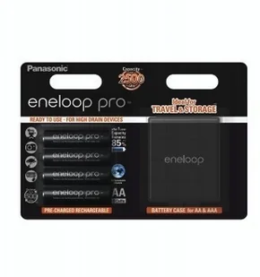 Panasonic Eneloop PRO AA 2500 mAh 4 szt + pudełko (15936) - Ładowarki i akumulatory - miniaturka - grafika 3