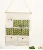 Półki łazienkowe - WISZĄCY ORGANIZER KIESZONKI KUCHNIA ŁAZIENKA duży2 - miniaturka - grafika 1