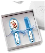 Inne akcesoria do pielęgnacji dzieci - Komplet szczoteczka i grzebyk Disney | Rozmiar: 14x4.7 cm i 14x2.5 cm | Kolor: Niebieski | SKU: VD263C - miniaturka - grafika 1