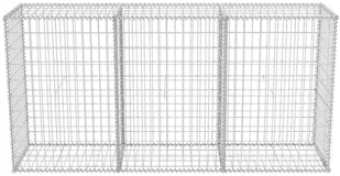vidaxl Kosz gabionowy ze stali, 200 x 50 100 cm - Pozostałe ozdoby ogrodowe - miniaturka - grafika 4