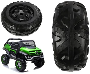 Koło do Auta na akumulator Mercedes Unimog - Akcesoria rowerowe - miniaturka - grafika 4