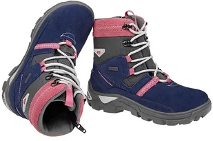 Bartek Trzewiki ocieplane Śniegowce 54139-17I BRTK-Tex Kozaki zimowe 57404 - Buty dla dziewczynek - miniaturka - grafika 2