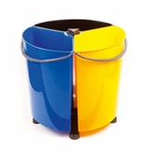 Kosze na śmieci - Kosz Pojemnik do segregacji śmieci Obrotowy - miniaturka - grafika 1