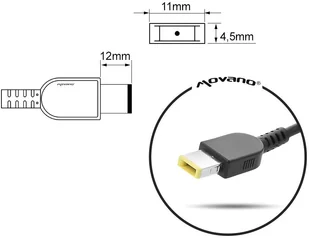 Movano ładowarka / zasilacz samochodowy 20v 3.25a (prostokątny 11.0x4.5 pin - Yoga) - lenovo ZZ/S/LEN20325Y - Zasilacze do laptopów - miniaturka - grafika 7