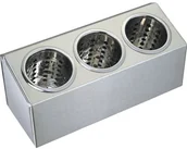 Pojemniki na sztućce - Stalgast Pojemnik na sztućce - 3 częściowy, 385 x 150 x 180 mm 815300 - miniaturka - grafika 1