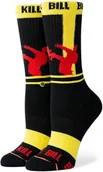 Bielizna sportowa damska - STANCE skarpety damskie STANCE KILL BILL SILHOUETTES Yellow - miniaturka - grafika 1