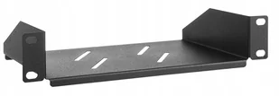 STALFLEX Półka Rack 10" 1U 150 z otwor czarna Stalflex RACK-10/1U-150-(B) - Akcesoria do szaf serwerowych - miniaturka - grafika 2