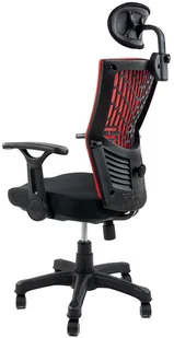 Fotel biurowy, krzesło biurowe ARTNICO Fotel biurowy ergonomiczny Artnico Mesh B20 czerw 130554 - Fotele i krzesła biurowe - miniaturka - grafika 4