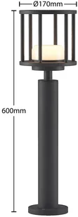 Lucande Lucande Berenike słupek ogrodowy, 60 cm - Lampy ogrodowe - miniaturka - grafika 2