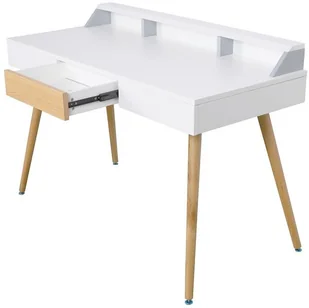 Intesi Biurko Skans białe dąb 5902385759137 - Biurka - miniaturka - grafika 6