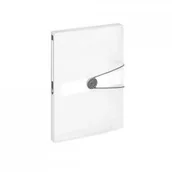 Artykuły biurowe - Herlitz  Teczka A5 PP z gumką Easy Orga Biała transparentna - miniaturka - grafika 1