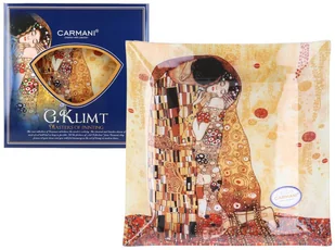 Talerz dekoracyjny G Klimt Pocałunek 30x30cm - Wazony i flakony Talerz dekoracyjny G Klimt Pocałunek 30x30cm - Wazony i flakony - miniaturka - grafika 1