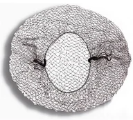 Pozostałe akcesoria fryzjerskie - Donegal SIATKA D WŁOSÓW Drobna czarna 5903 1) Donega - miniaturka - grafika 1