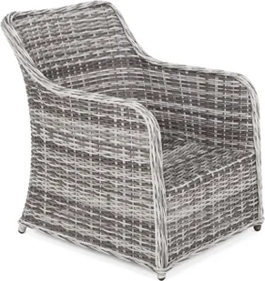 HOME &amp; GARDEN Meble ogrodowe technorattanowe Bergamo Light Grey / Grey Melange 456235 - Meble ogrodowe - miniaturka - grafika 7