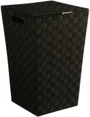 Kosze na bieliznę - 5five Simple Smart Pojemnik na pranie w kolorze czarnym kosz na pranie czarny kosz na pranie materiałowy kosz łazienkowy pojemnik na bieliznę B00CBAVS2Q - miniaturka - grafika 1