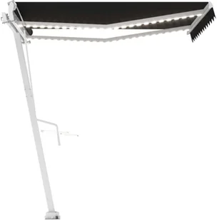 VidaXL Lumarko Automatycznie zwijana markiza, LED i czujnik wiatru, 350x250 cm 3068892 VidaXL - Markizy - miniaturka - grafika 50