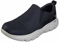 Buty sportowe męskie - Skechers Go Walk Evolution Ultra impec Slip On Trainers buty męskie - niebieski - 43 EU - miniaturka - grafika 1