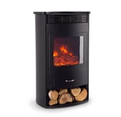 Kominki elektryczne - Klarstein Bormio 950/1900W czarny FP9-Bormio - miniaturka - grafika 1