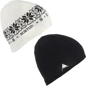 Czapki dla dzieci - Burton czapka zimowa ęca GIRLS BELLE BEANIE TRUE BLACK/STOUT WHITE - miniaturka - grafika 1