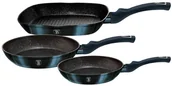 Patelnie - Berlinger Haus Zestaw 3 patelni granitowych 20/24/28cm bh-6140 aquamarine BH-6140 Kinghoff - miniaturka - grafika 1