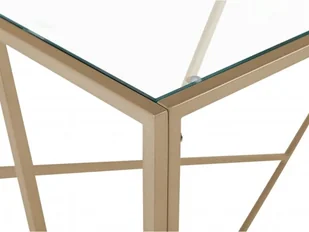 Beliani Konsola złota ORLAND - Konsole i sekretarzyki - miniaturka - grafika 8