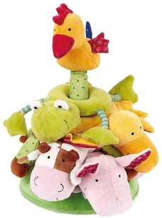 Sigikid Piramidka zwierząt PQ Baby S49419 - Zabawki interaktywne dla dzieci - miniaturka - grafika 5