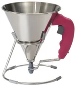 Przybory do gotowania - De Buyer 3353.60 fondant tricher, ze stali nierdzewnej, Pink, 17,4 x 15,8 x 15,8 cm 335360 - miniaturka - grafika 1