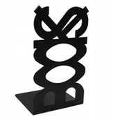 Podpórki do książek - Podpórka do książek Books czarna 21cm - subtelna - miniaturka - grafika 1