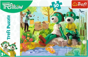 Trefl Puzzle 30 elementów Rodzina ików Trefliki nad stawem - Puzzle - miniaturka - grafika 3