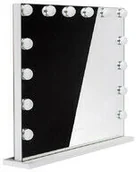 Meble kosmetyczne - Lustro podświetlane LED HOLLYWOOD 80x65cm 8065-Z WA-8065-Z - miniaturka - grafika 1