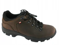 Buty trekkingowe męskie - Wojas 9377-92 Buty Trekkingowe Brązowe Skóra 42 - miniaturka - grafika 1