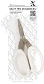 Nożyczki - Xcut Nożyce do cięcia xcut 6  3/4, wzór "Craft PRO, srebrny/biały XC255205 - miniaturka - grafika 1