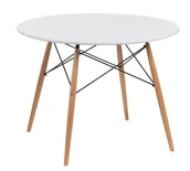 Stoły - D2.Design Stół DTW 100 cm, blat biały 64168 - miniaturka - grafika 1