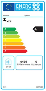 WARMTEC Przepływowy podgrzewacz wody Warmtec TapFlow+ 3,3 kW LCD TapFlow+ 3,3 kW LCD - Podgrzewacze wody - miniaturka - grafika 5