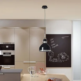 Näve Industrialna lampa wisząca Britta, czarna - Lampy sufitowe - miniaturka - grafika 3