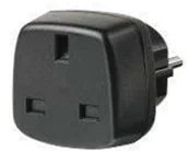 Wtyczki i adaptery - Brennenstuhl styk ochronny adapter podróżny (13 A, 250 V) (4) 1 szt. czarny 1508530 - miniaturka - grafika 1