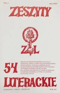 Zeszyty Literackie Zeszyty literackie 54 2/1996 praca zbiorowa - Czasopisma - miniaturka - grafika 2
