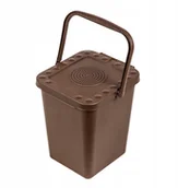 Kosze na śmieci - Kosz do segregacji na odpady bio Ecoplast 10L - miniaturka - grafika 1
