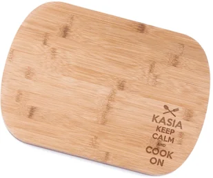 Murrano Bambusowa Deska do Krojenia z Grawerem Keep Calm DSK-BMB1-009 - Deski do krojenia - miniaturka - grafika 2
