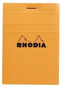 Notesy i bloczki - Rhodia notatnik zszyte i mikroperforiert, pomarańczowy 11200C - miniaturka - grafika 1