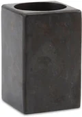 Akcesoria łazienkowe - Aquanova Kubek na szczoteczki do zębów HAMMAM dark grey 8711948942360 - miniaturka - grafika 1