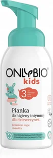 Bio PIANKA DO HIGIENY INTYMNEJ DLA DZIEWCZYNEK OD 3 ROKU ŻYCIA ECO 300 ml - ONLY (BABY) - Kosmetyki kąpielowe dla dzieci - miniaturka - grafika 3