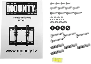 MOUNTY UCHWYT WIESZAK ŚCIENNY DO TV LCD PLAZMY 40070231 - Uchwyty do telewizora - miniaturka - grafika 6