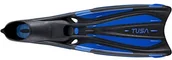 Sprzęt do nurkowania - Tusa solla FF FIN płetwy do nurkowania i fajka do nurkowania na niebiesko przez 40/41 - miniaturka - grafika 1