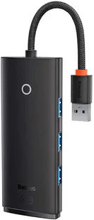 Baseus HUB Adapter Lite Series przejściówka rozdzielacz USB-A do 4x USB-A 25cm WKQX030001 - Huby USB - miniaturka - grafika 2