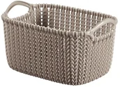 Pudła i pojemniki do przechowywania - Curver Koszyk prostokątny Knit 975031_CURVER - miniaturka - grafika 1